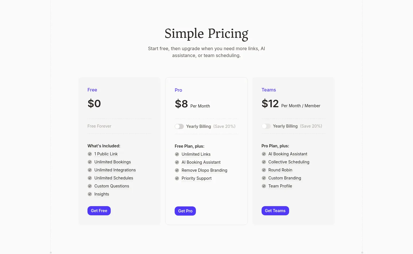dlopo.com — Pricing
