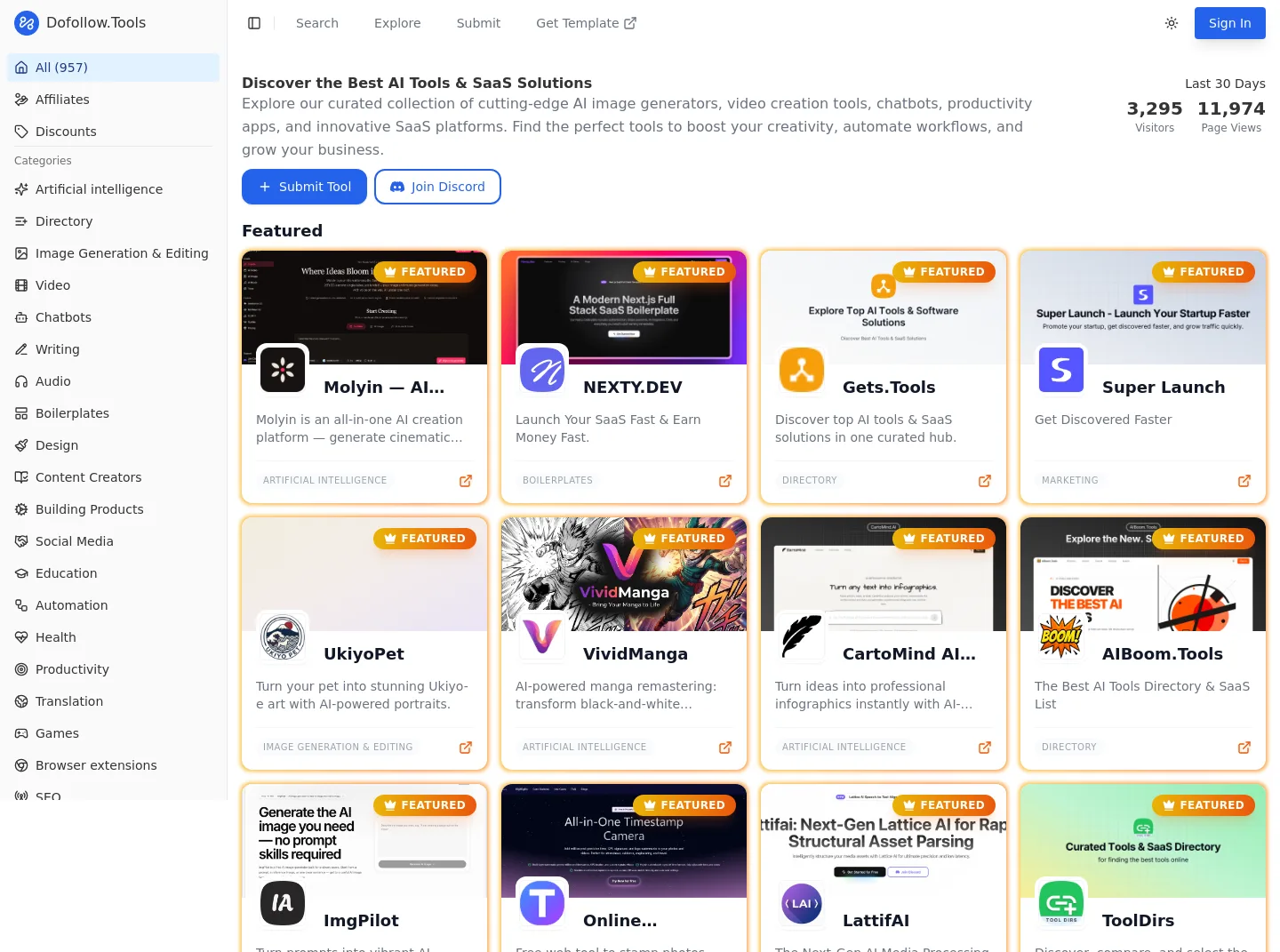 dofollow.tools — a measured funnel