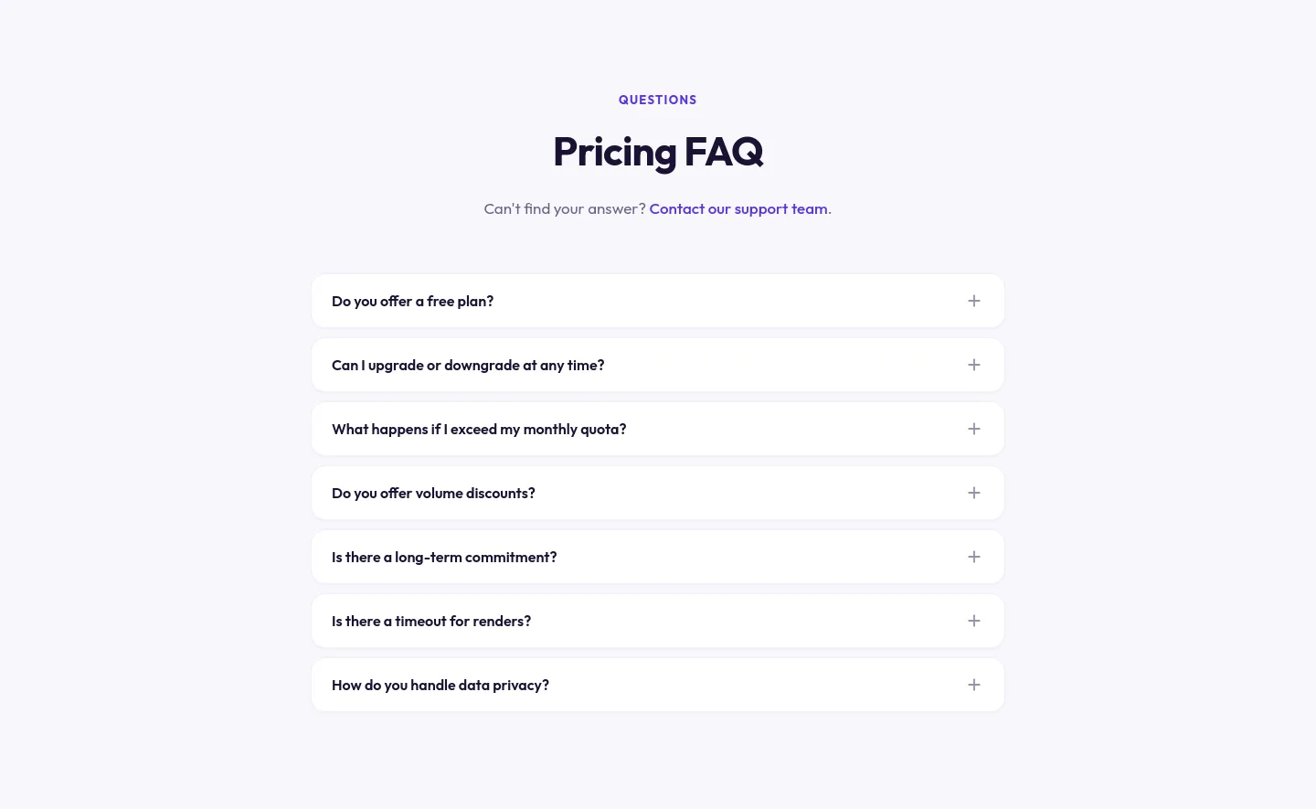doppio.sh — a real FAQ section
