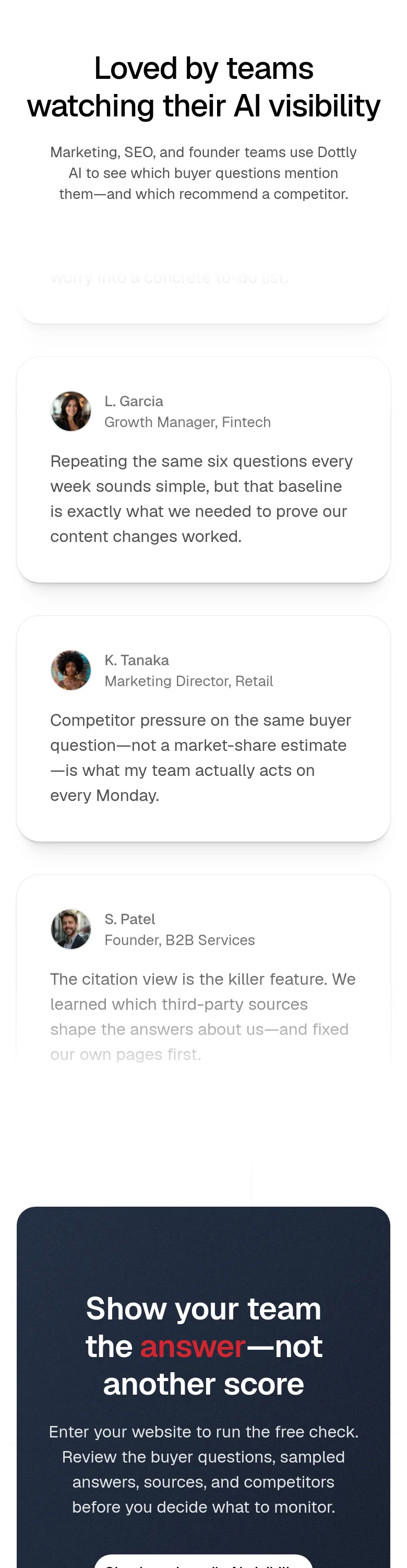 dottlyai.com — Logo Wall