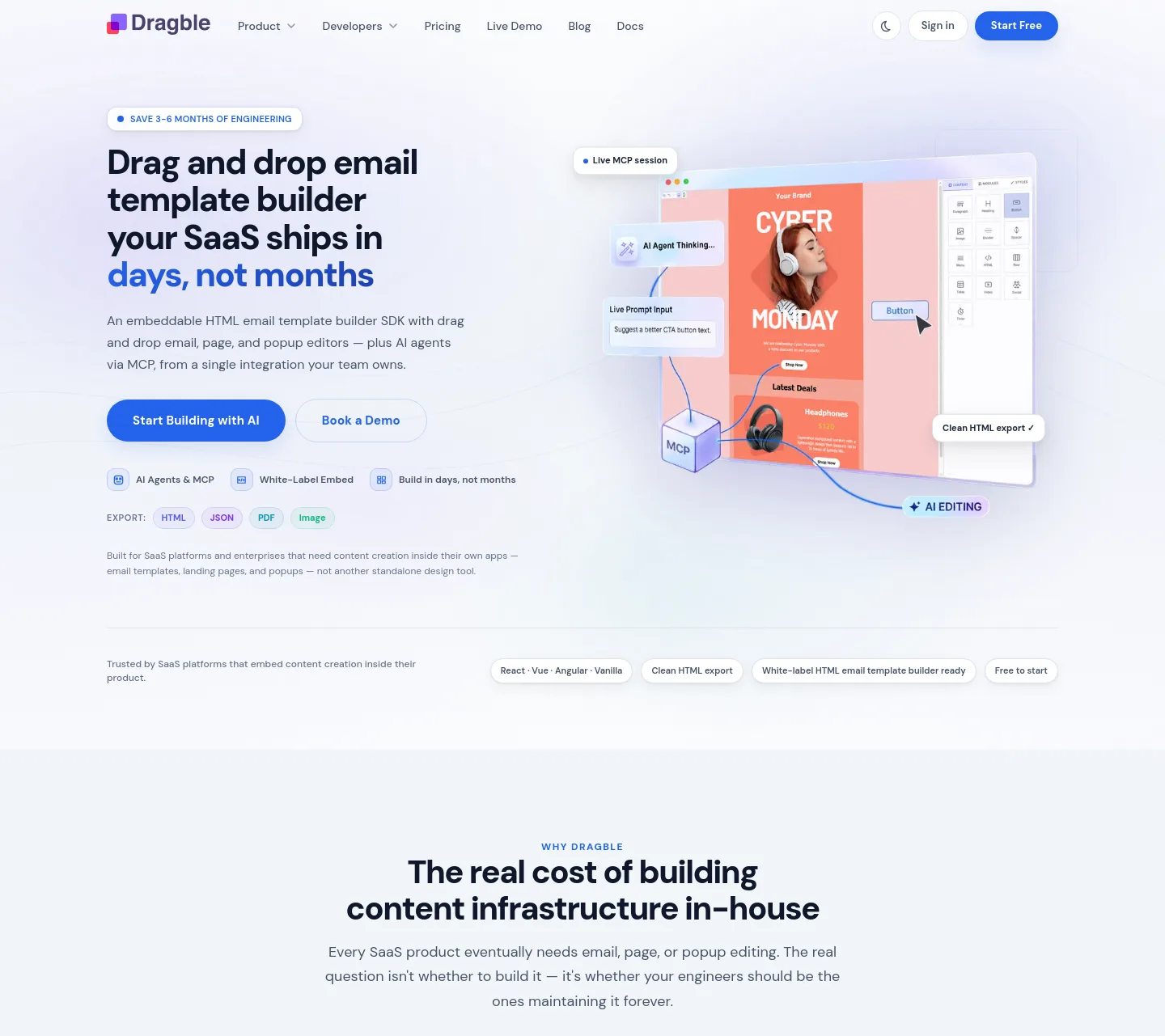 dragble.com — Hero