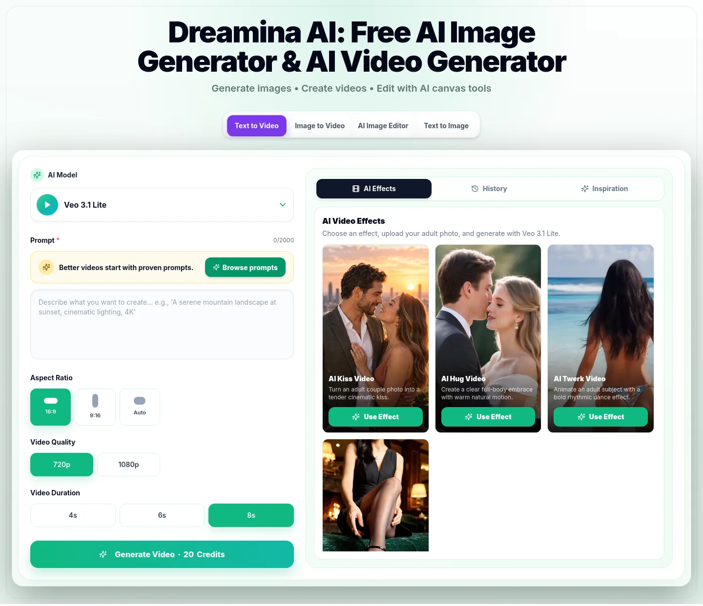 dreaminai.art — Hero