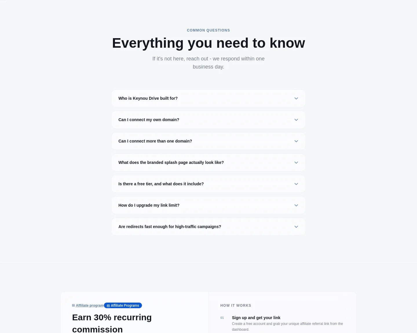 drive.keynou.com — FAQ