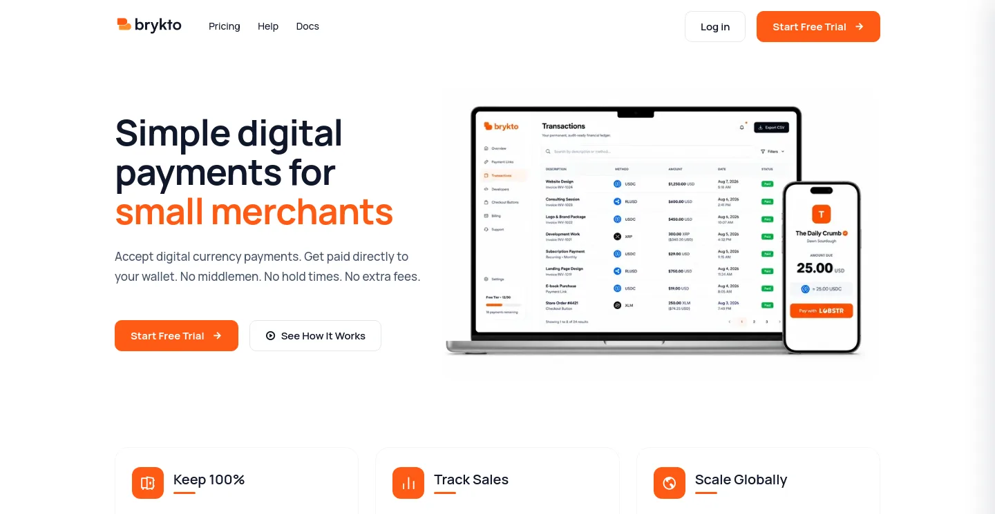 droppayxrp.com Hero section