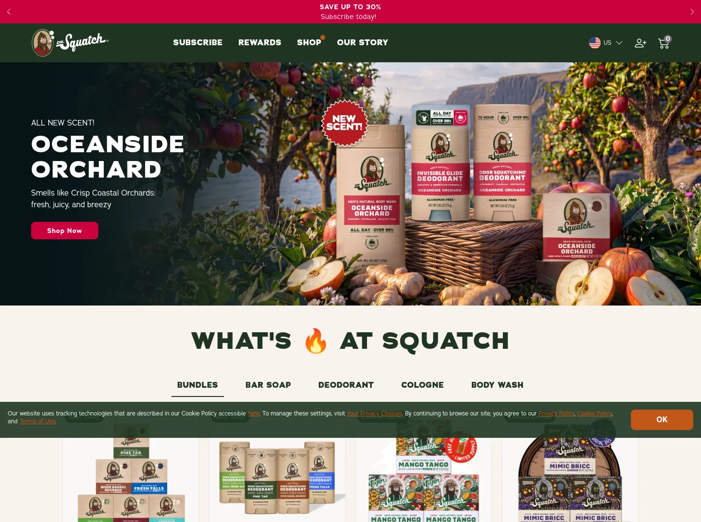 drsquatch.com — a measured funnel