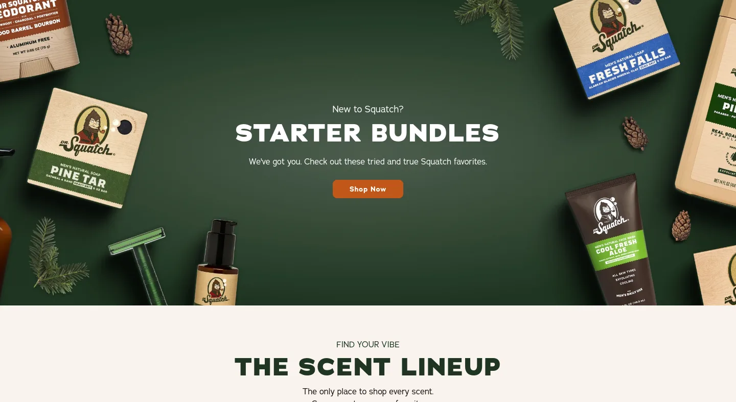 drsquatch.com — a real CTA section