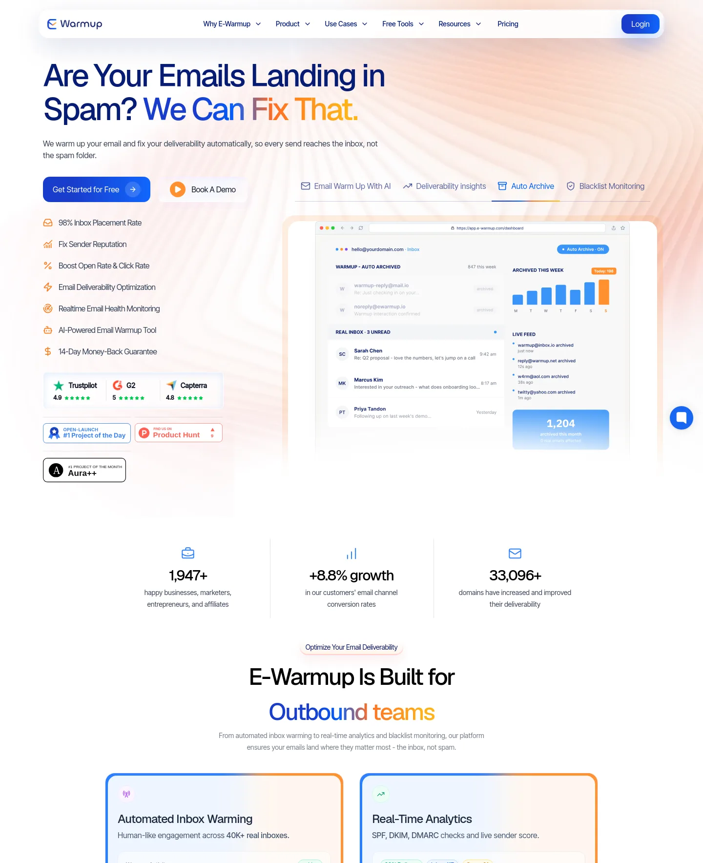 e-warmup.com — The Objection-Handler