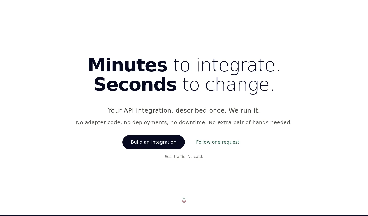 echorelay.dev — Hero