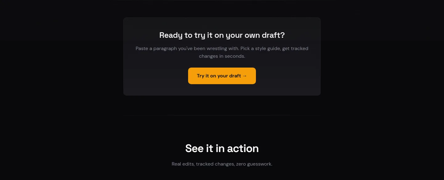 editforge.polsia.app — CTA
