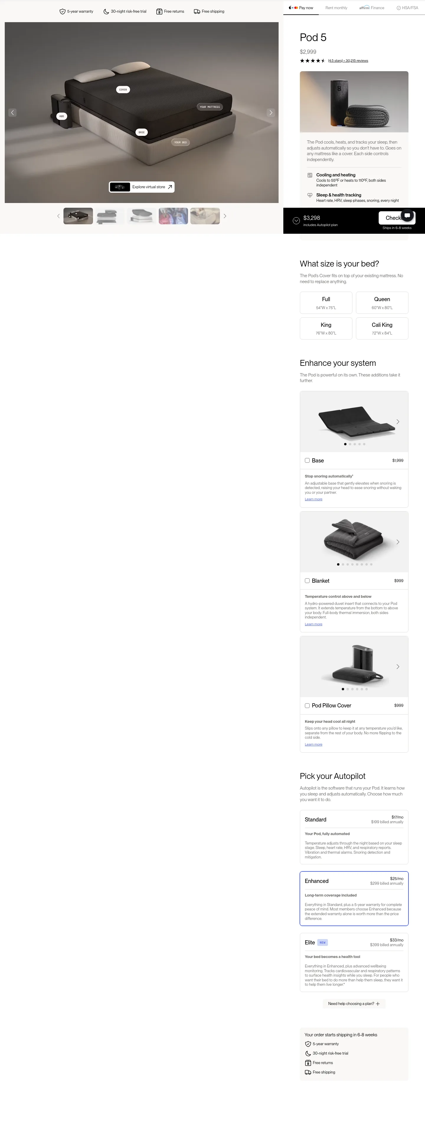 eightsleep.com — a real Reviews section