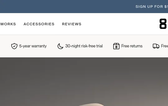 Guarantee element from eightsleep.com