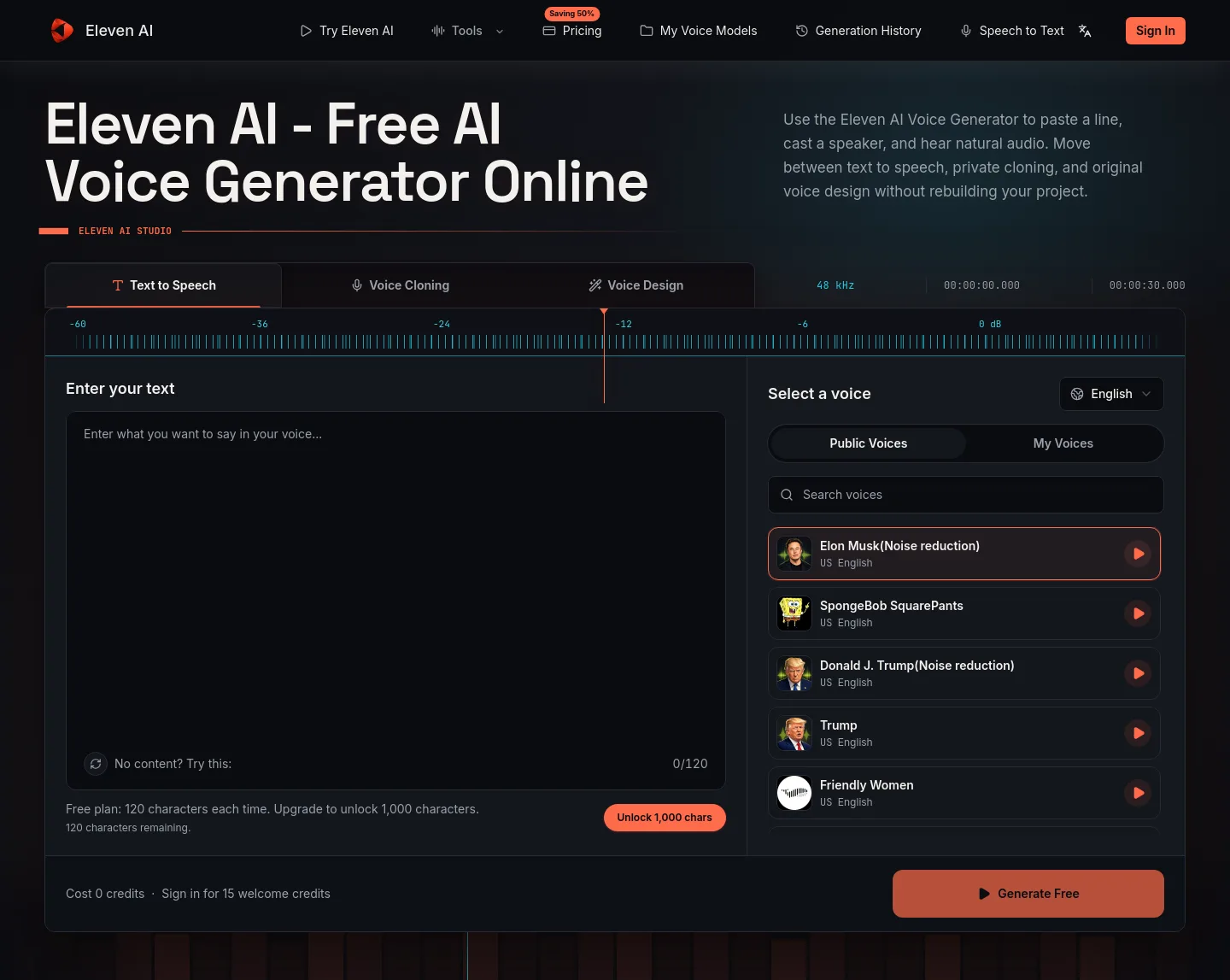 elevenai.app — Hero