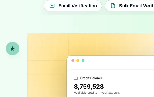 Rating element from emailverify.ai