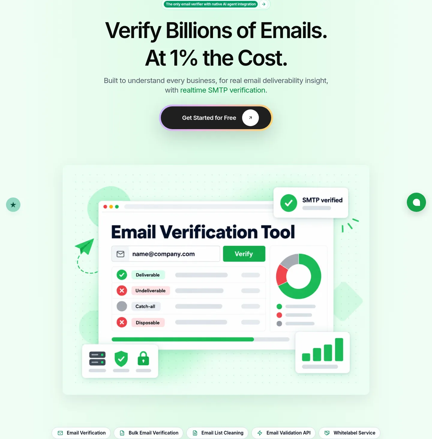 emailverify.ai — Hero