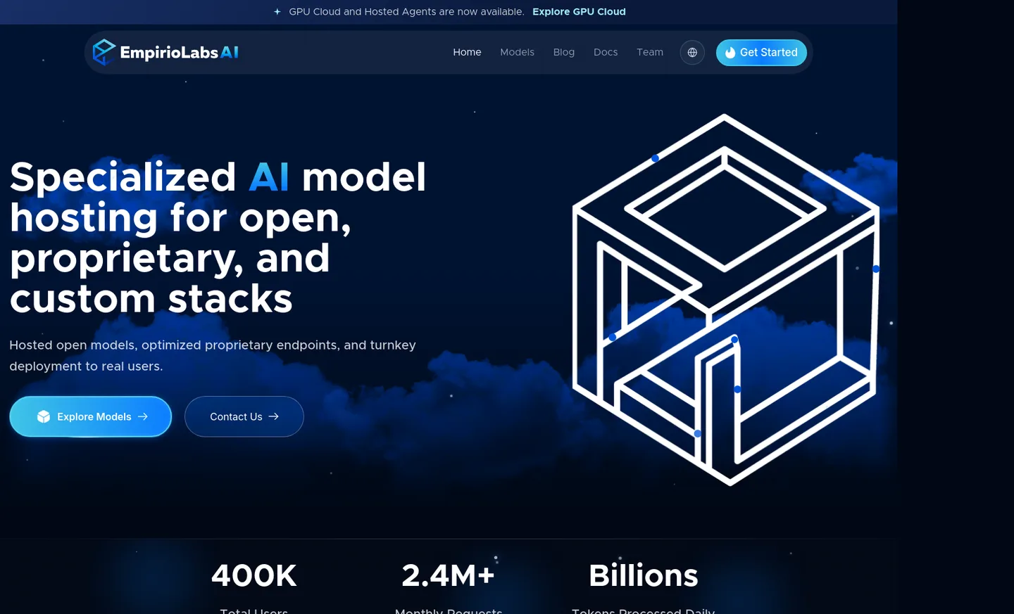 empiriolabs.ai — a real The Objection-Handler page
