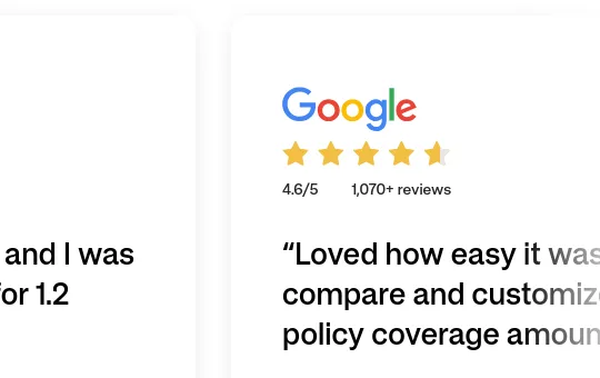 Rating element from ethos.com