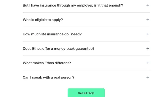 Guarantee element from ethoslife.com