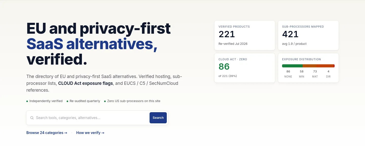 euvetted.com Hero section