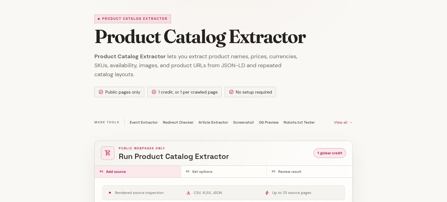 extractpics.com — Hero