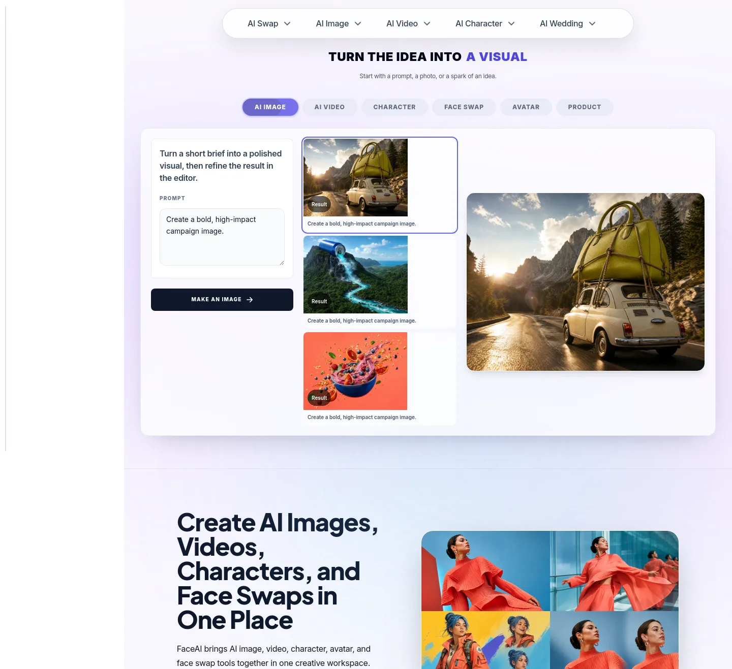 faceai.art — Features