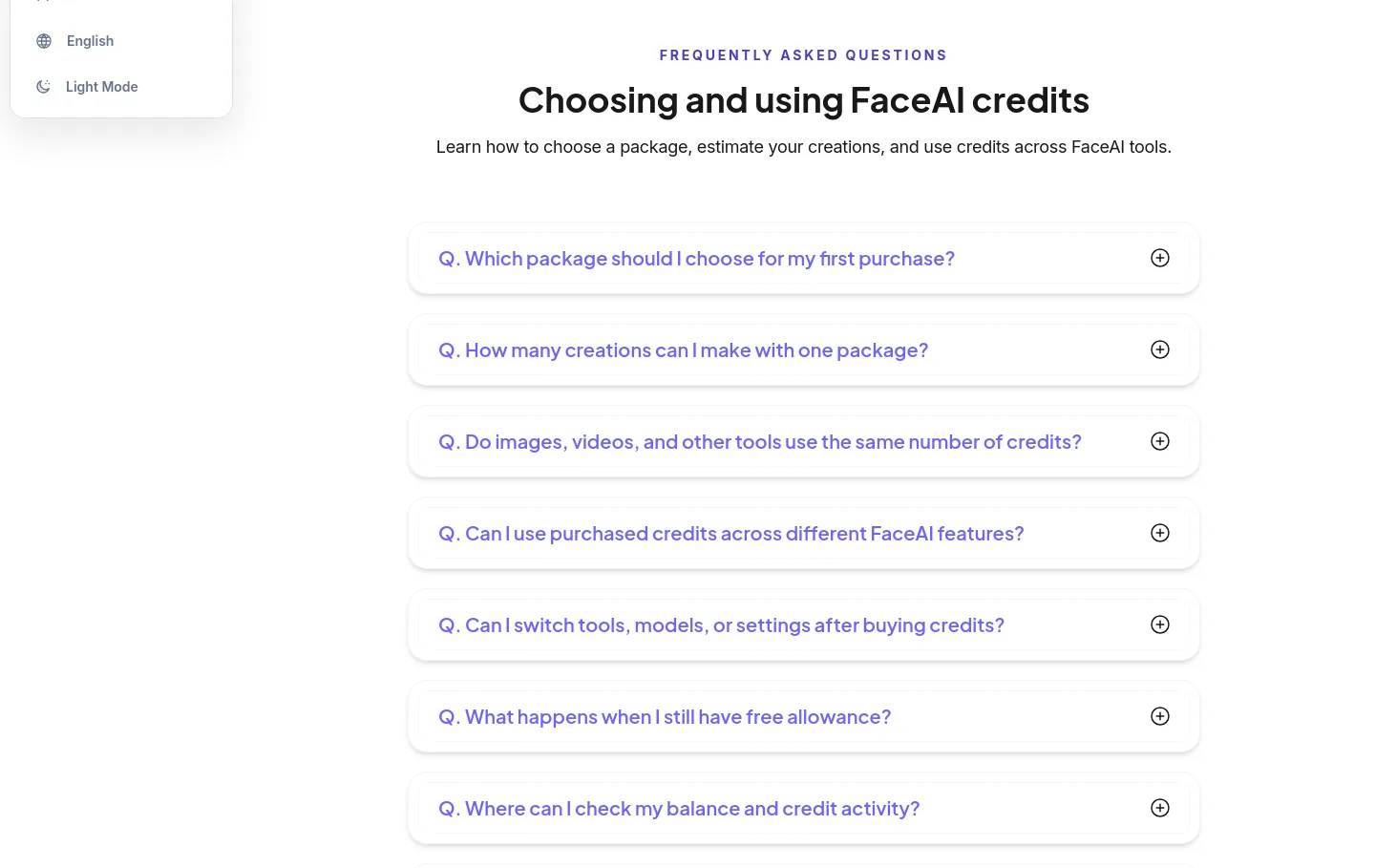 faceai.art — FAQ