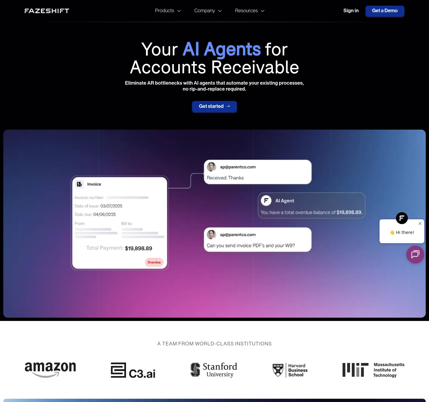 fazeshift.com — a measured funnel