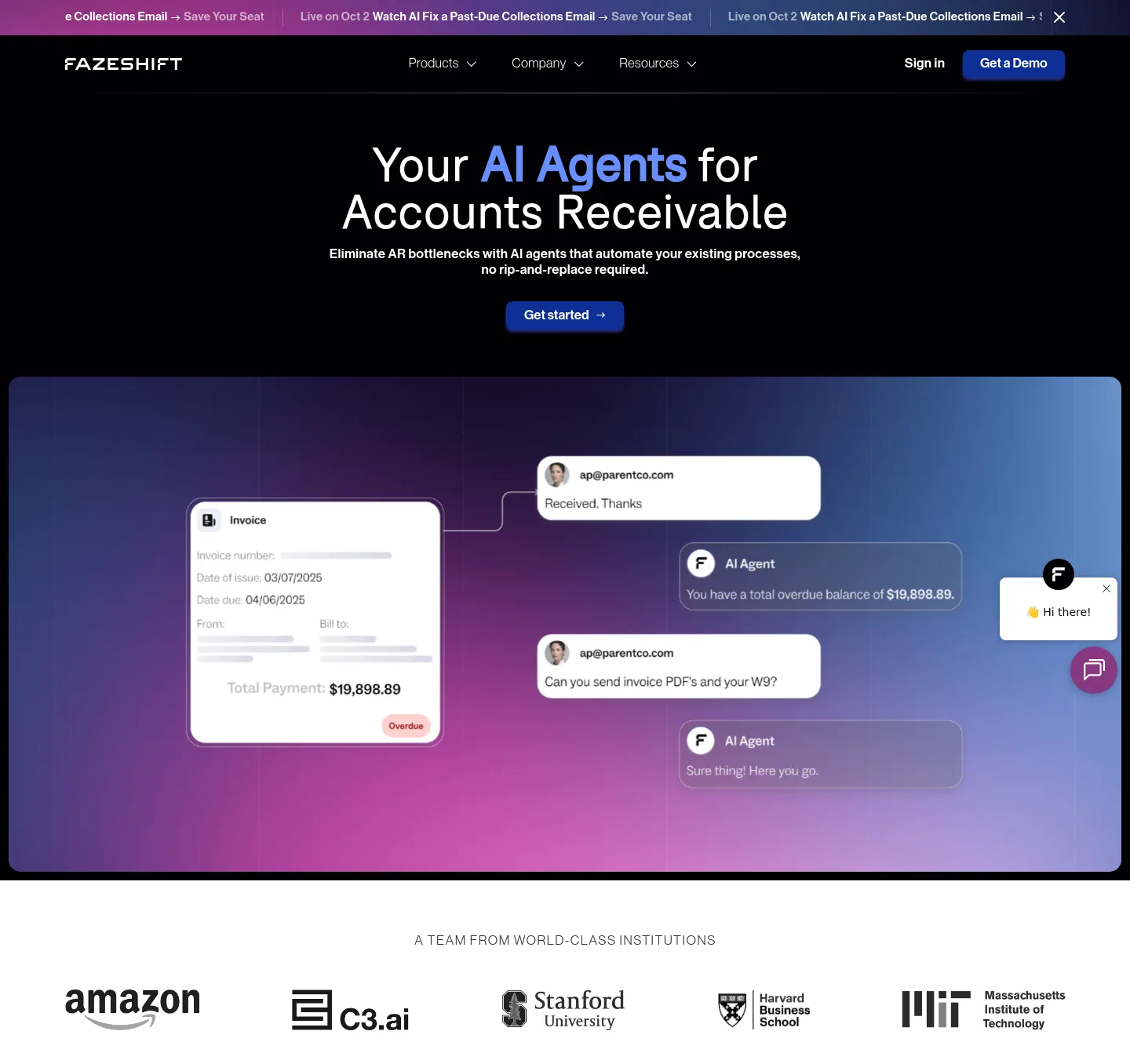 fazeshift.com — a measured funnel
