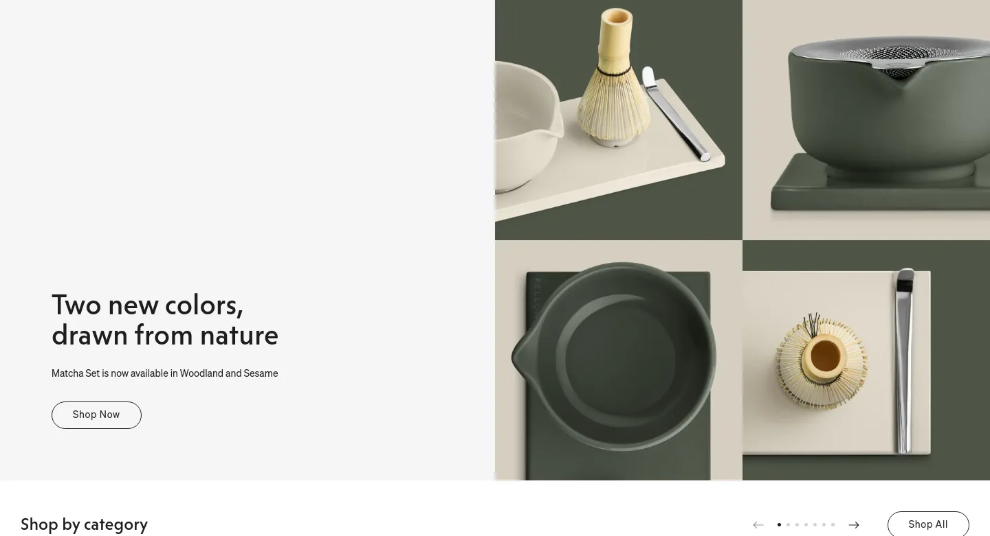 fellowproducts.com — a real Hero section