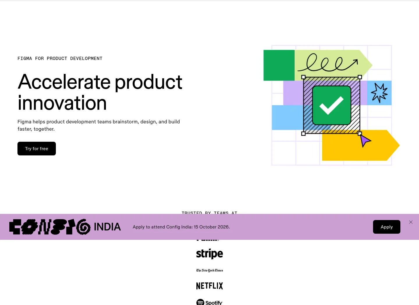 figma.com Hero section