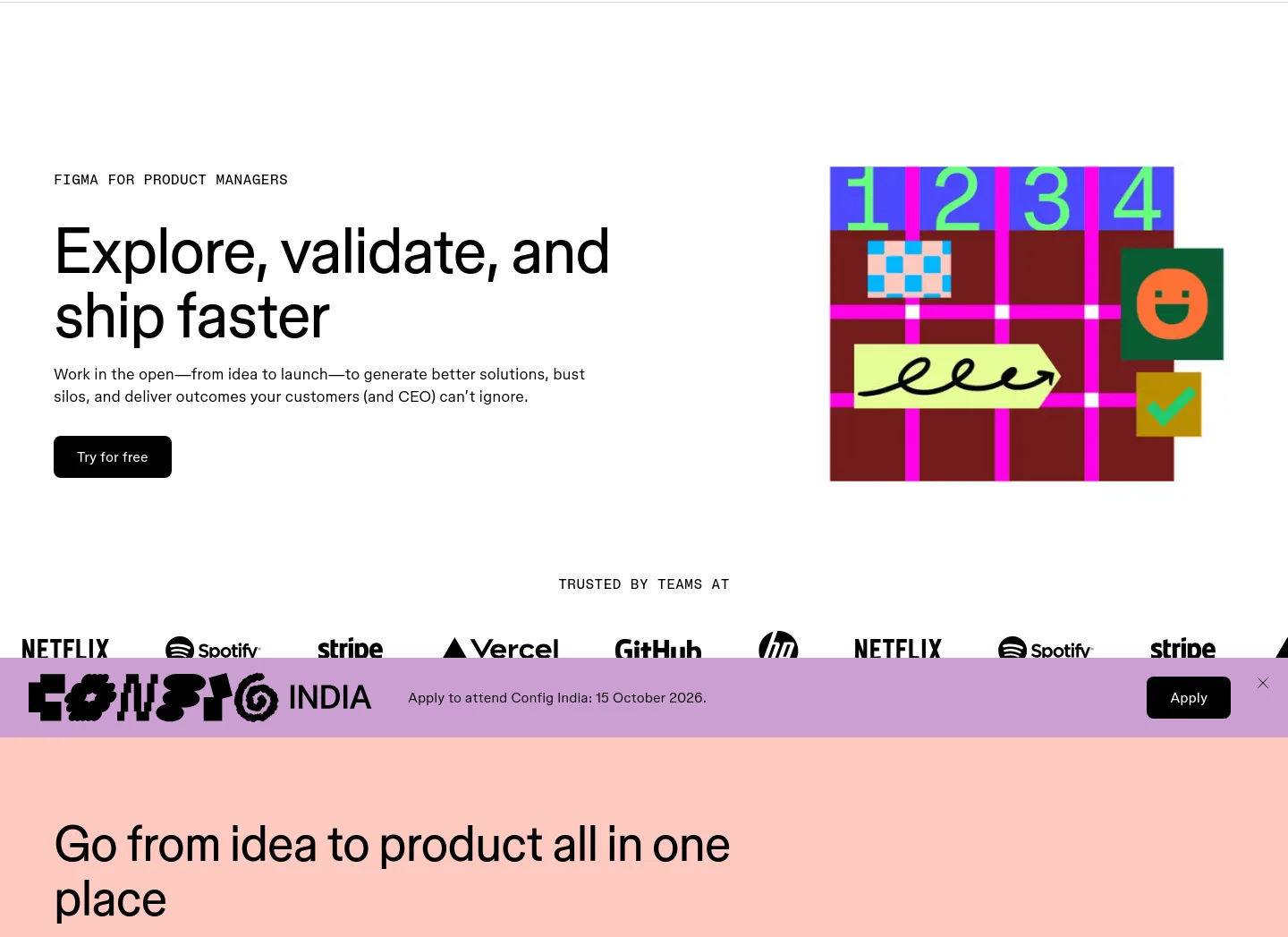 figma.com Hero section