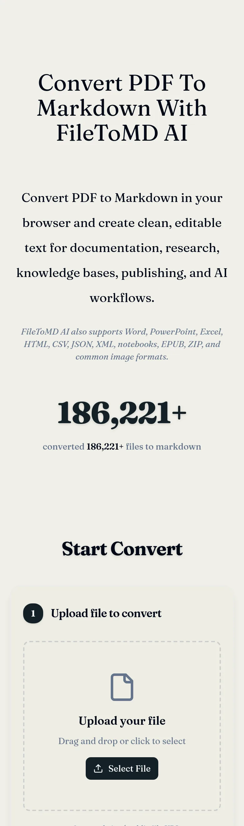 filetomd.ai — Hero