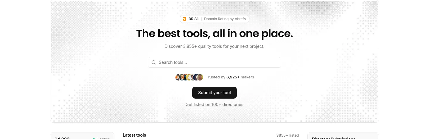findly.tools — Hero