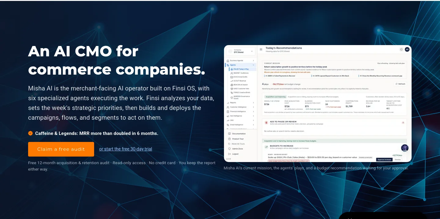 finsi.ai — Hero