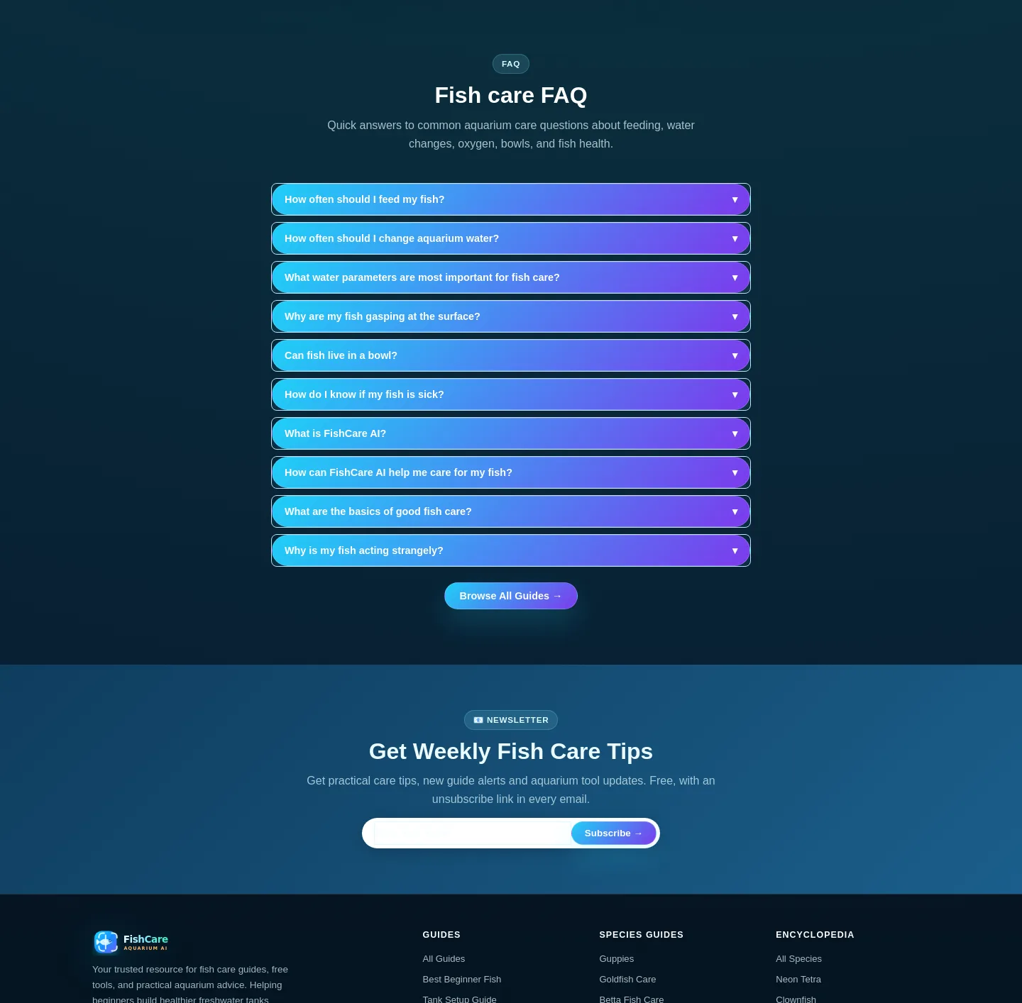 fishcareai.com — FAQ