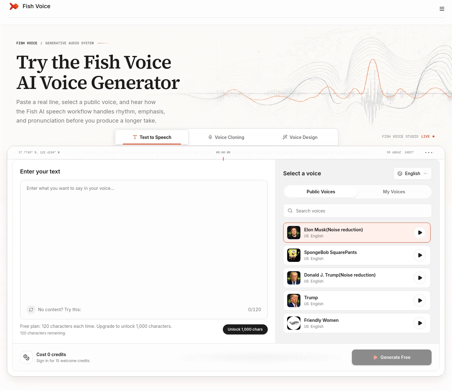 fishvoices.com — Hero