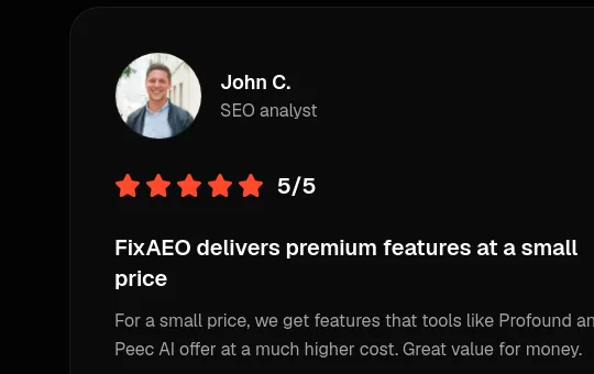 Rating element from fixaeo.com