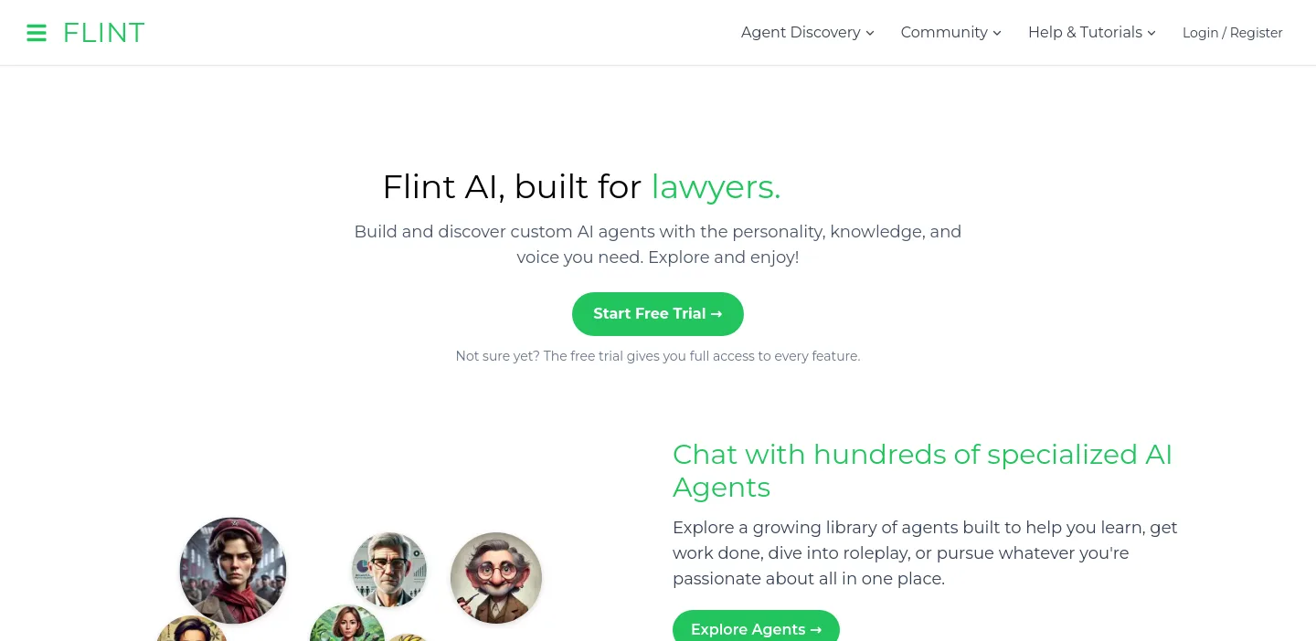 flintapp.ai — a measured funnel