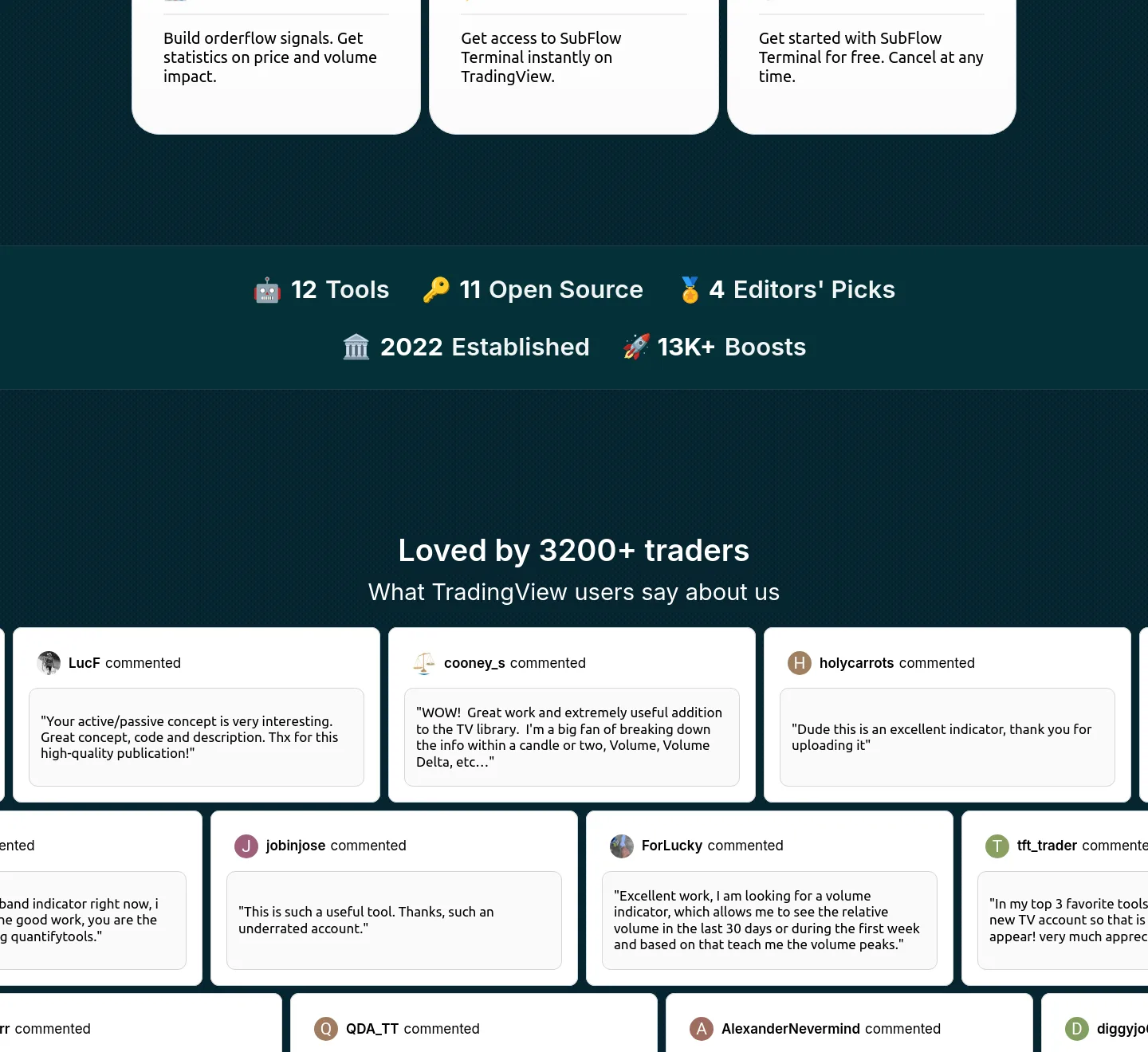 flowly.tools — a real Logo Wall section