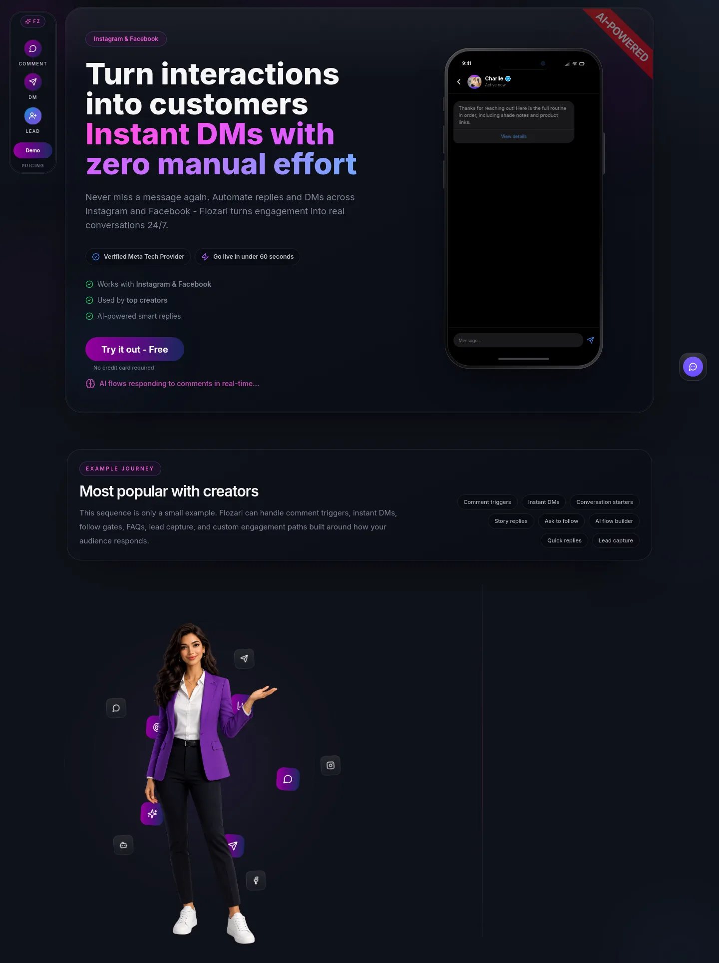 flozari.com — Hero