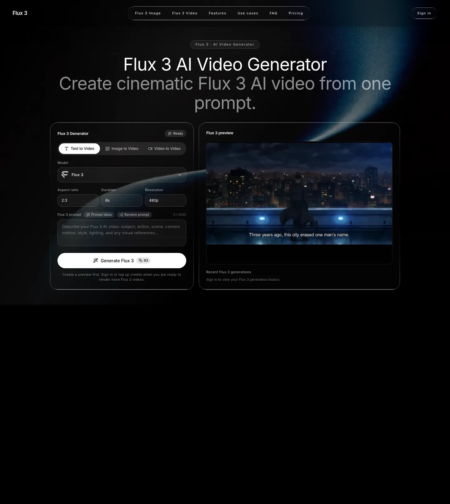 flux-3.im — a measured funnel