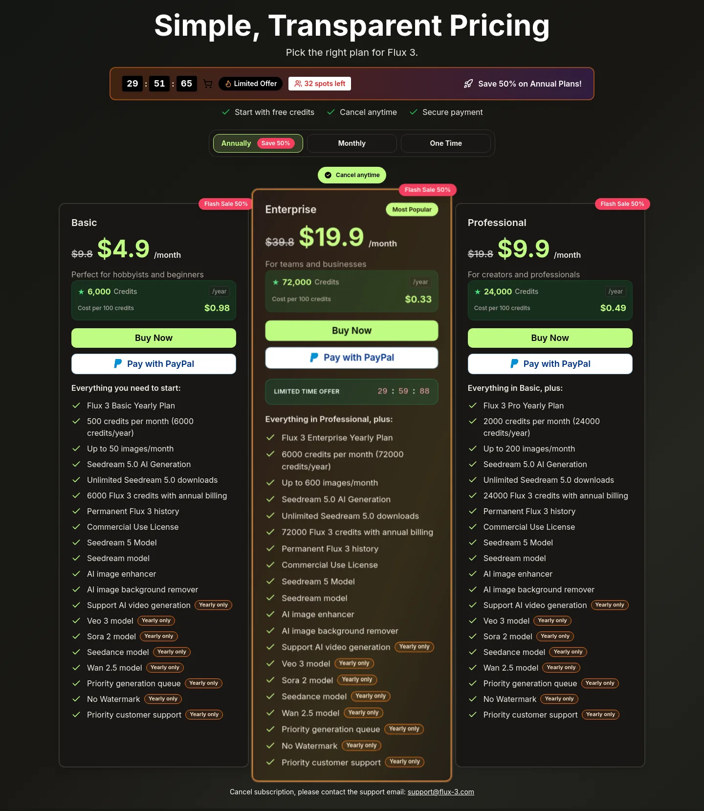 flux-3.com — Hero