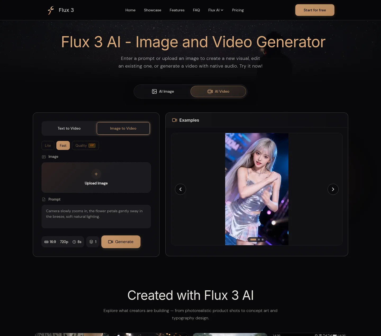 flux3-ai.com — Hero + Comparison + FAQ