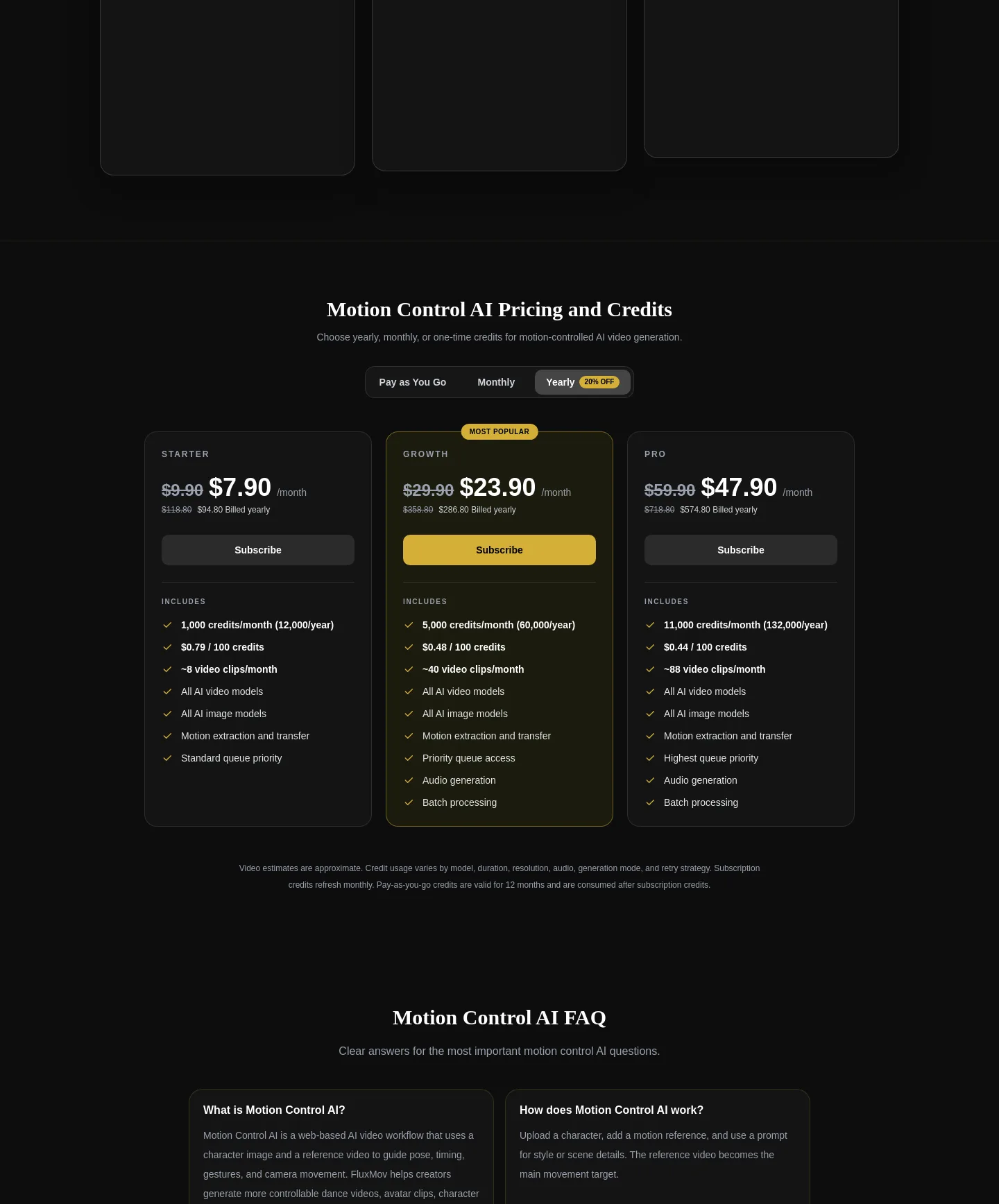 fluxmov.com — Pricing