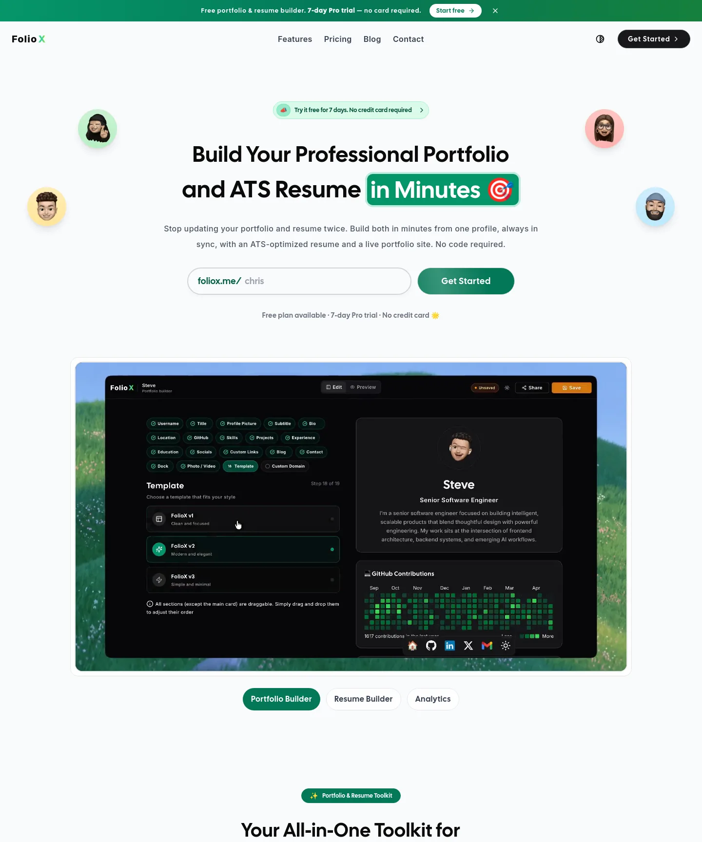 foliox.me — The Trust Wall