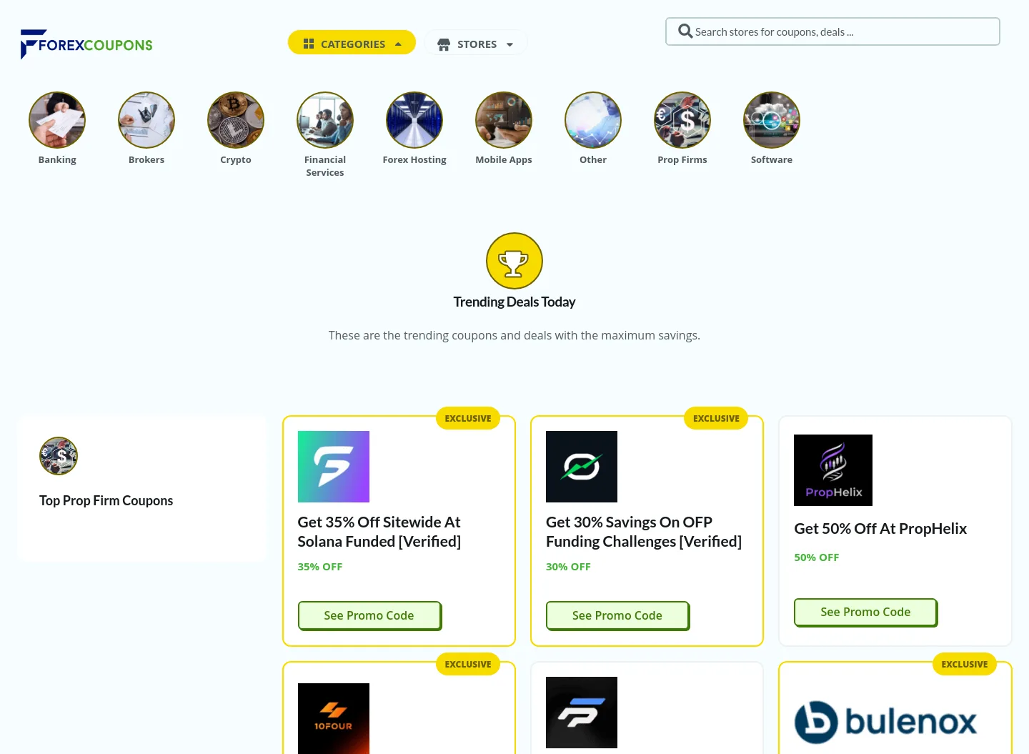 forexcoupons.com — The Trust Wall
