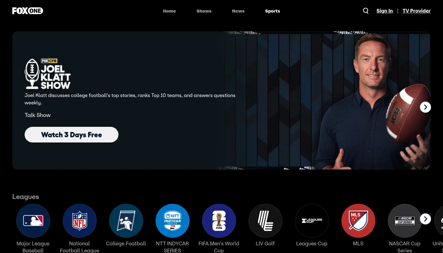 fox.com — a measured funnel