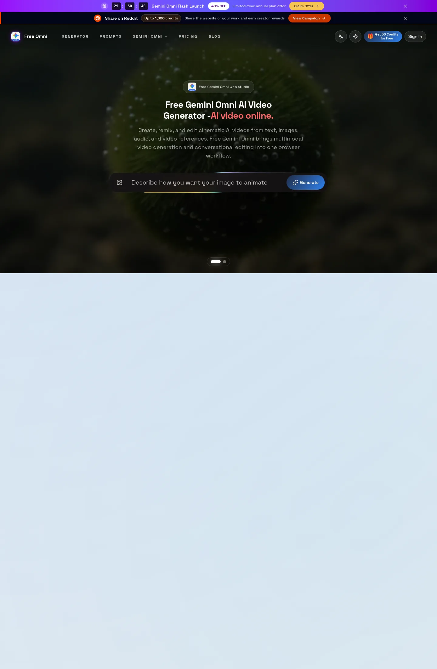 freegeminiomni.com — a measured funnel