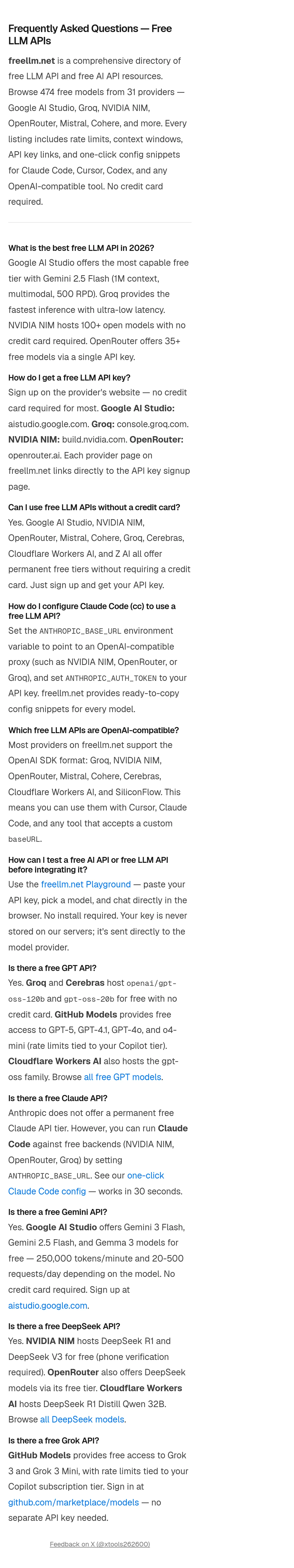 freellm.net — FAQ