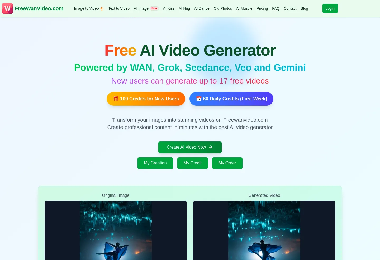 freewanvideo.com — a measured funnel