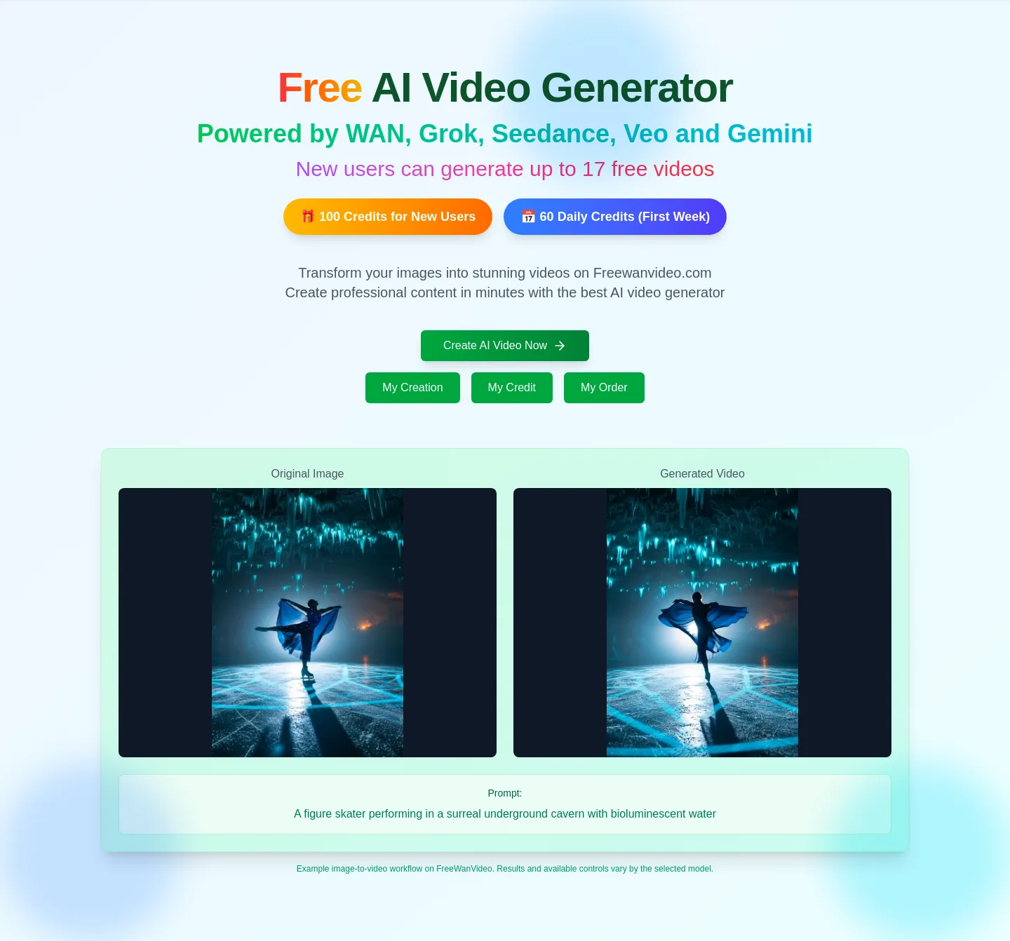 freewanvideo.com — a real Hero section